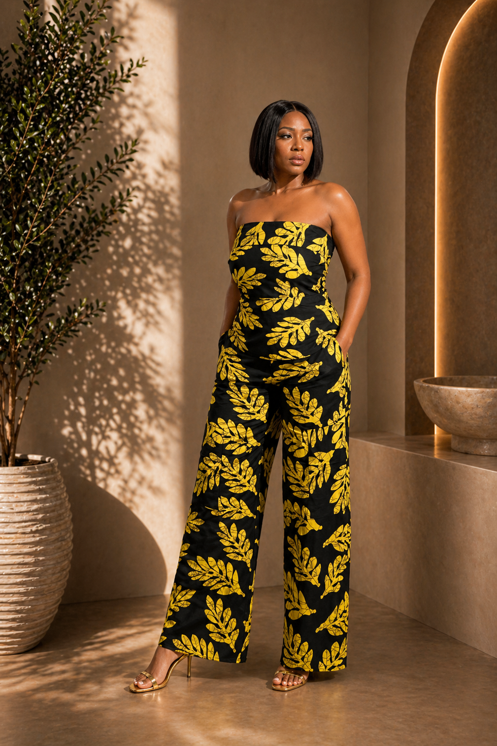 The Zaria Tube Set (Long) – Golden Leaf