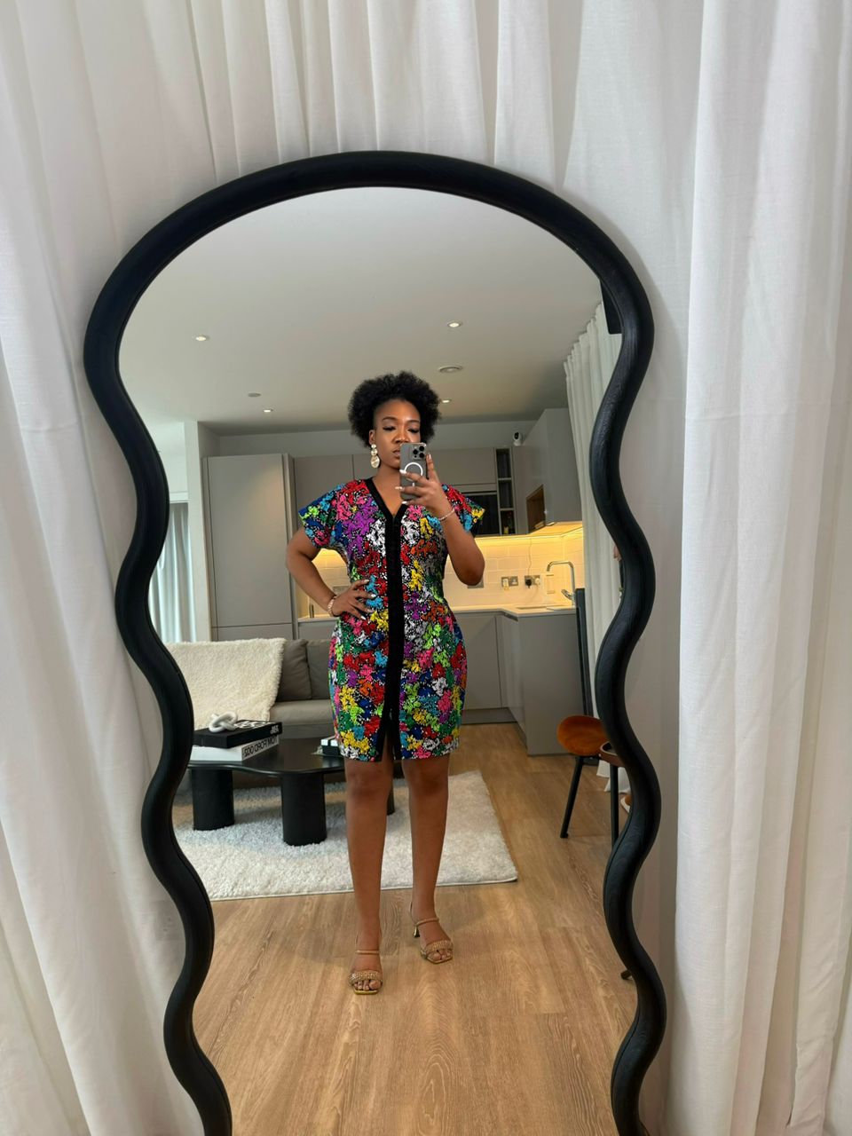 Herrlich London Vibrant Bloom Mini Dress