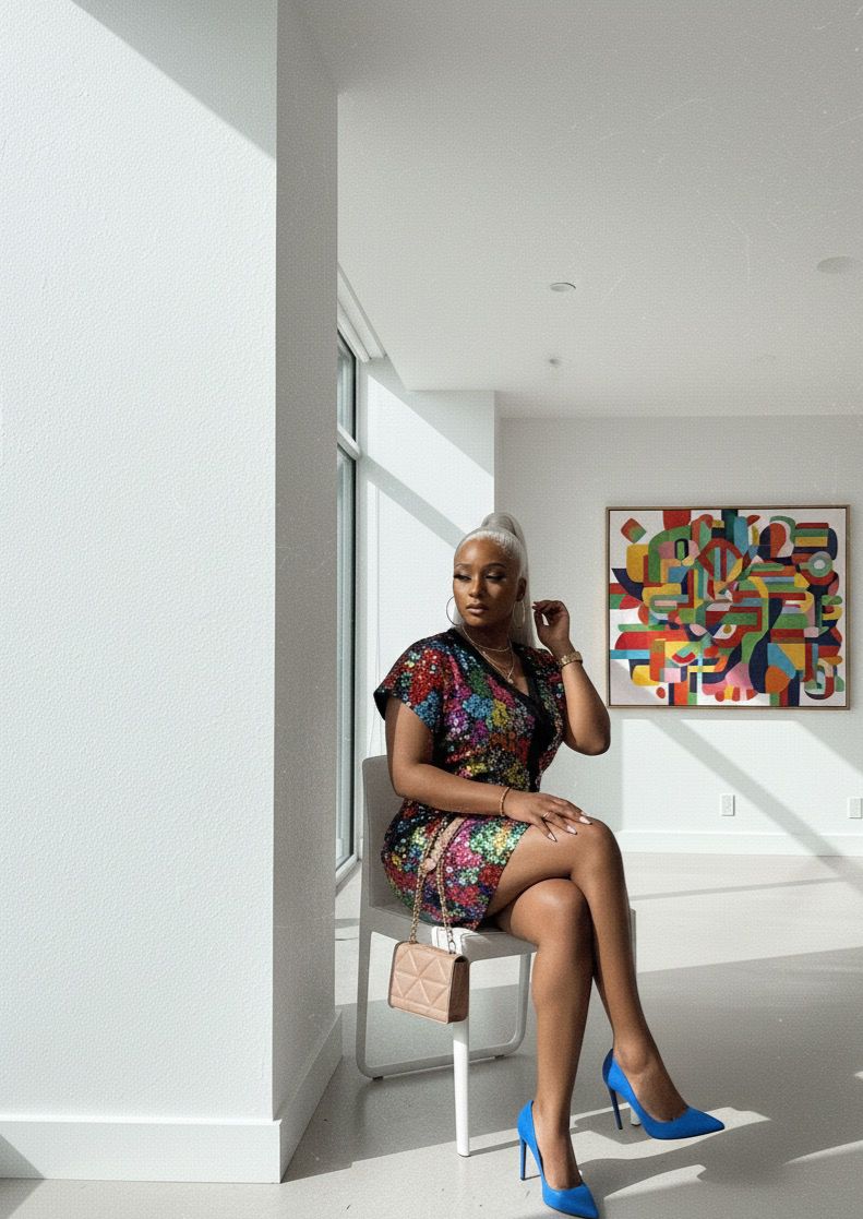 Herrlich London Vibrant Bloom Mini Dress