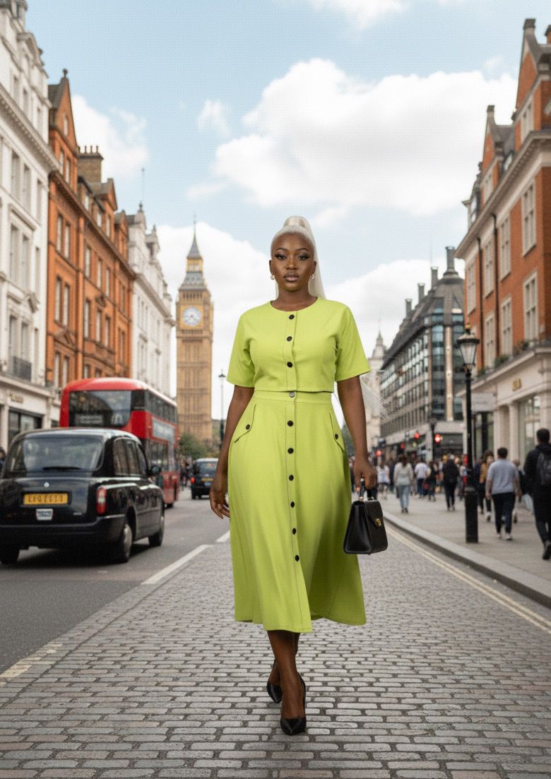 The “Lime Luxe” Two-Piece Set