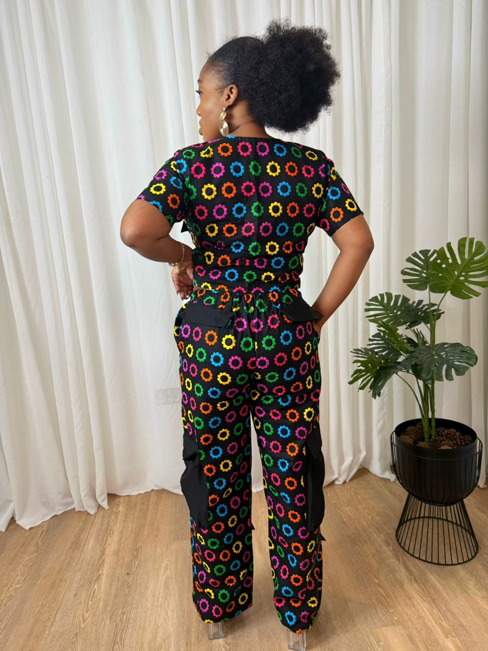 Neon Daisy Utility Co-ord Set