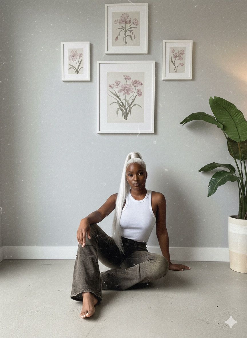 Olive Green Flare Jeans